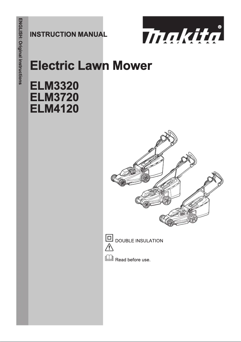 Page 1 de la notice Manuel utilisateur Makita ELM3320X