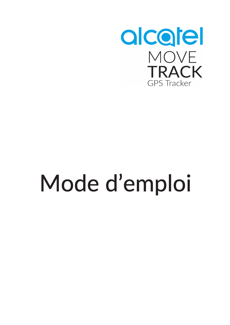 Image de la première page du manuel de l'appareil Move Track