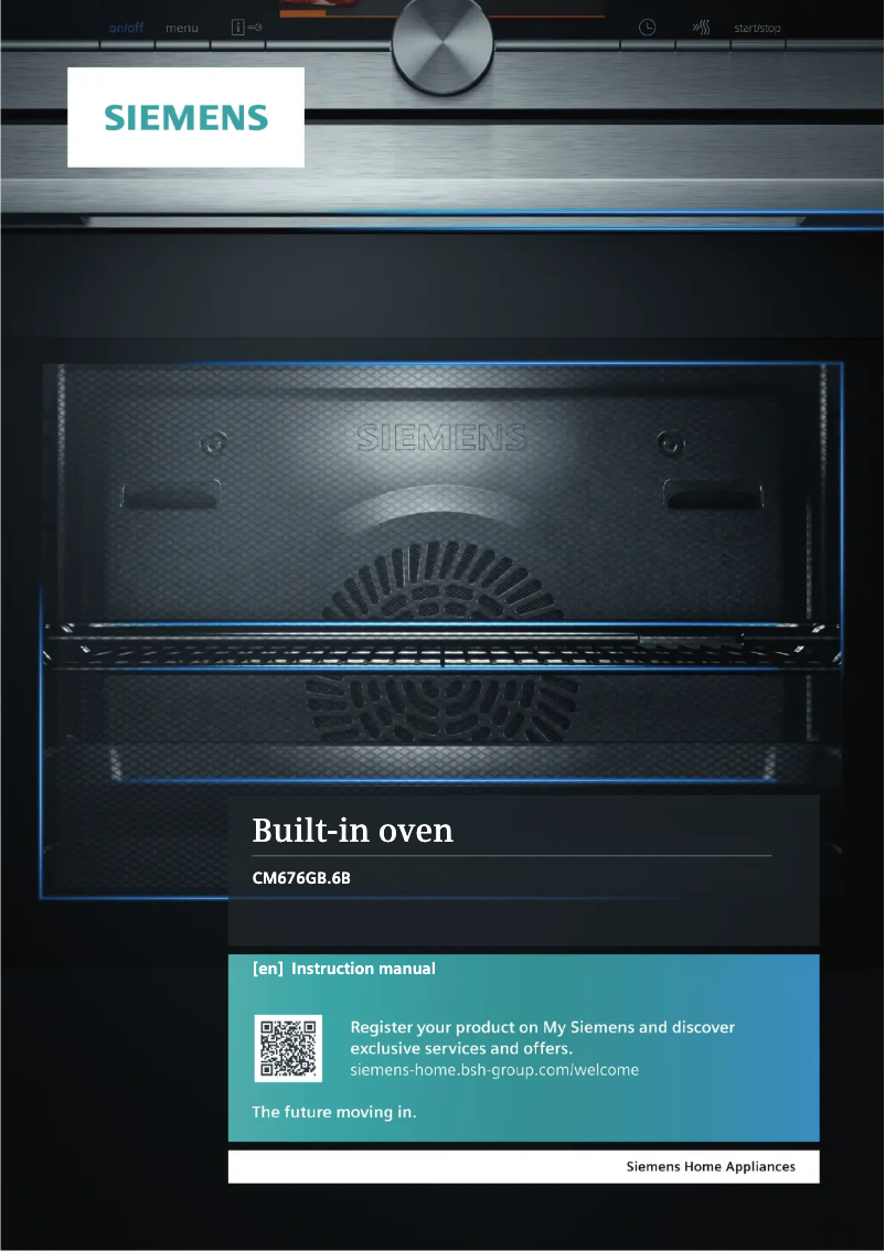 Page n°1 - Manuel utilisateur Siemens CM676GBS6B