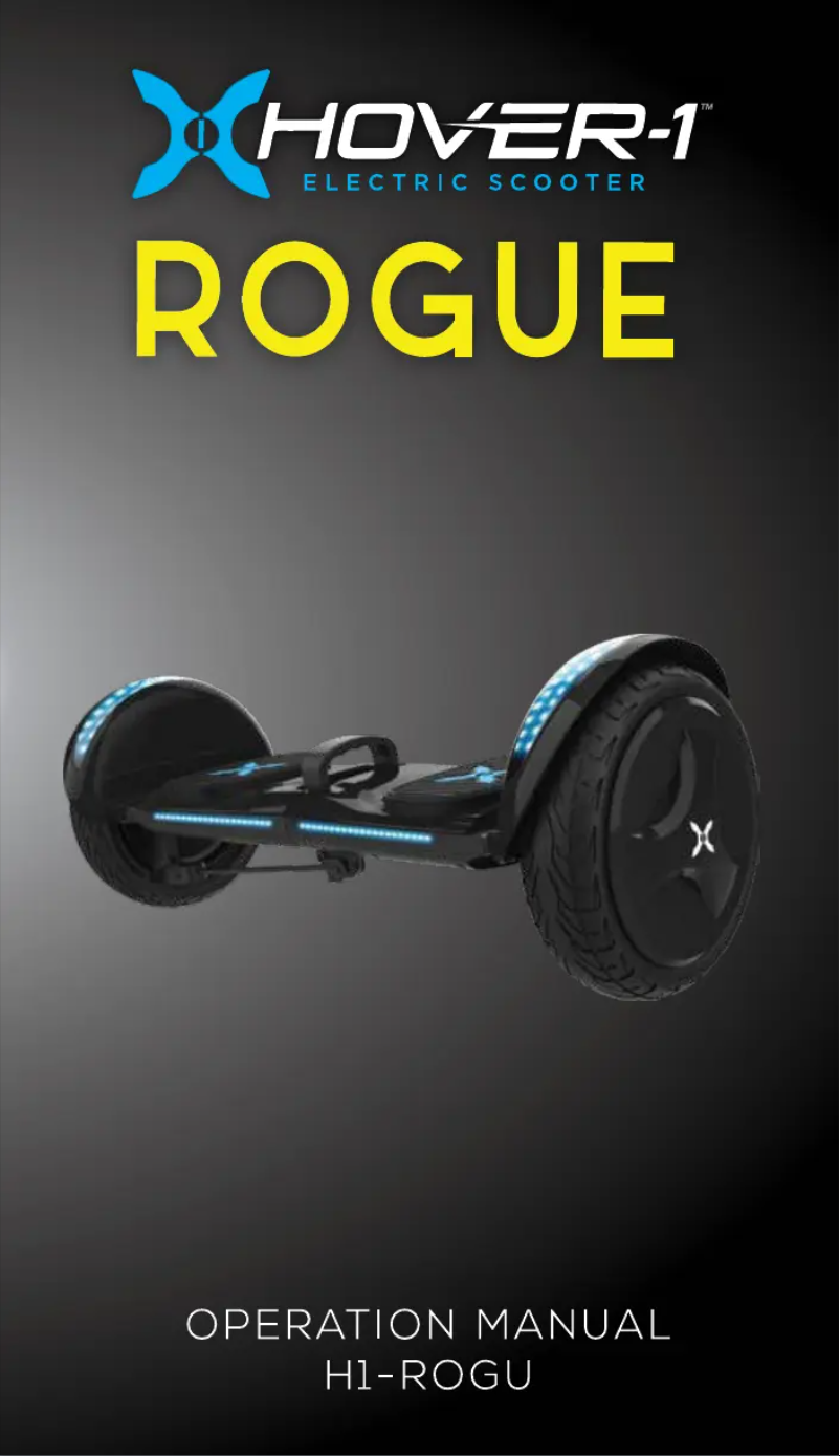 Page 1 de la notice Manuel utilisateur Hover-1 Rogue