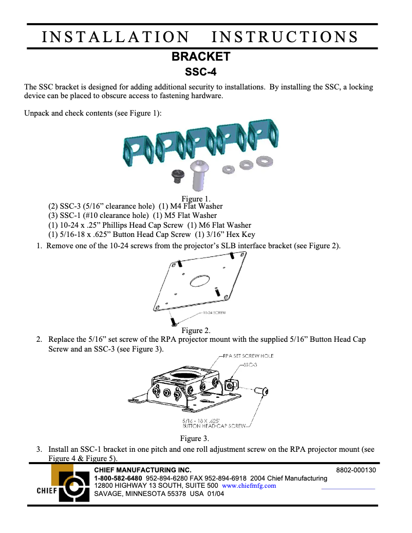 Image de la première page du manuel de l'appareil SSC4