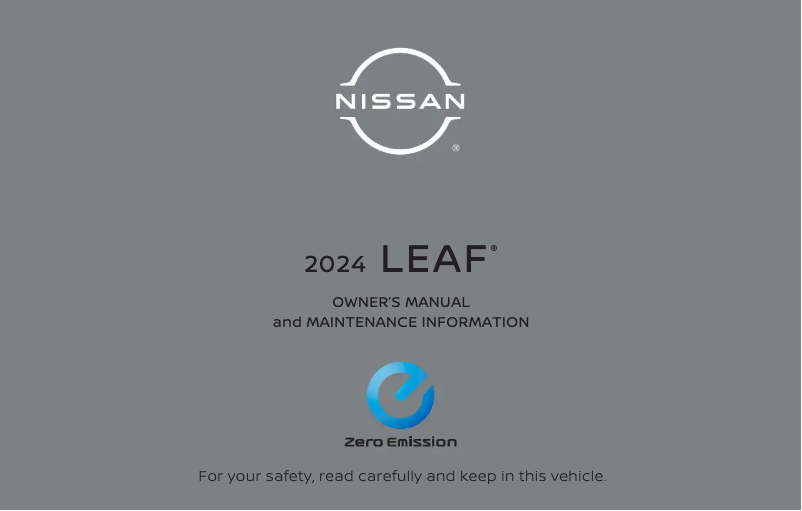 Image de la première page du manuel de l'appareil Leaf (2024)