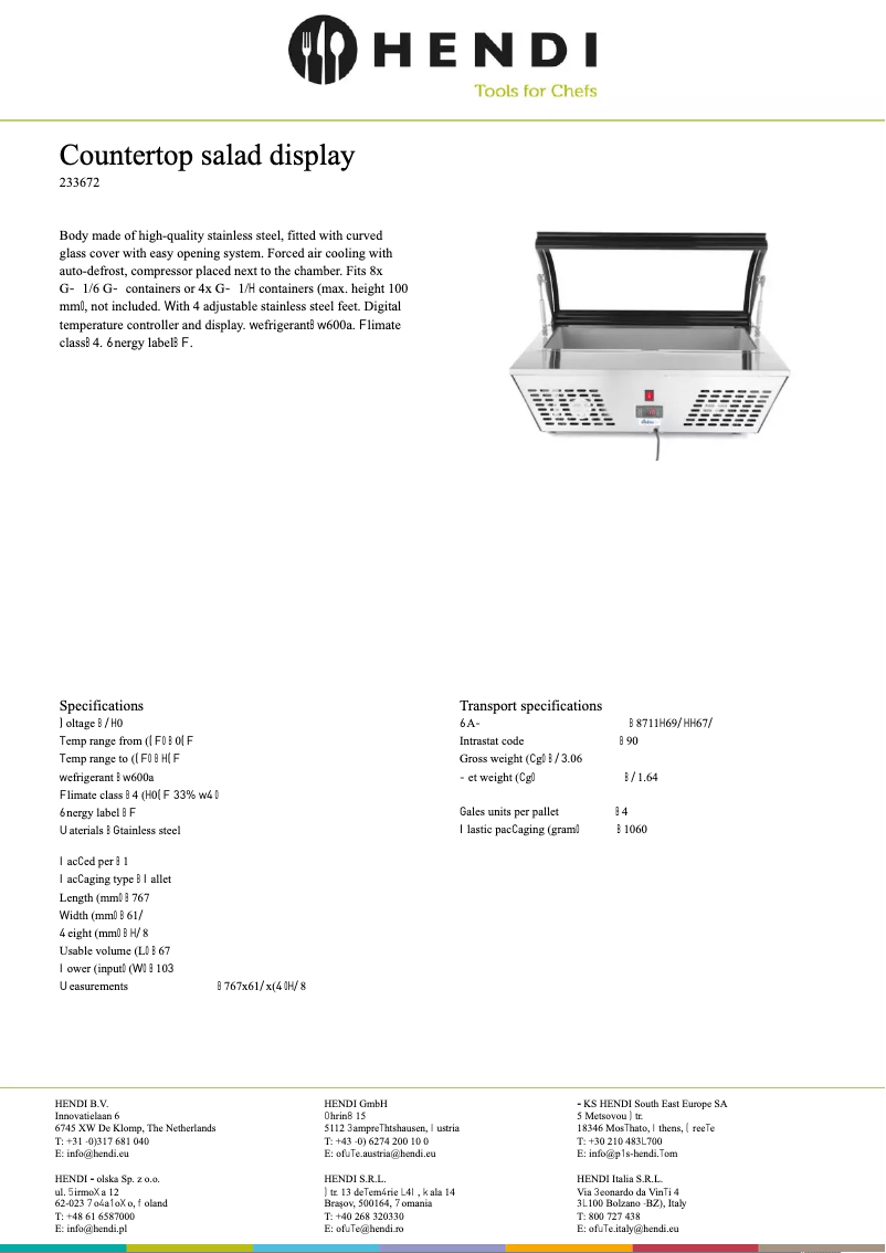 Page n°1 - Fiche technique Arktic 233672