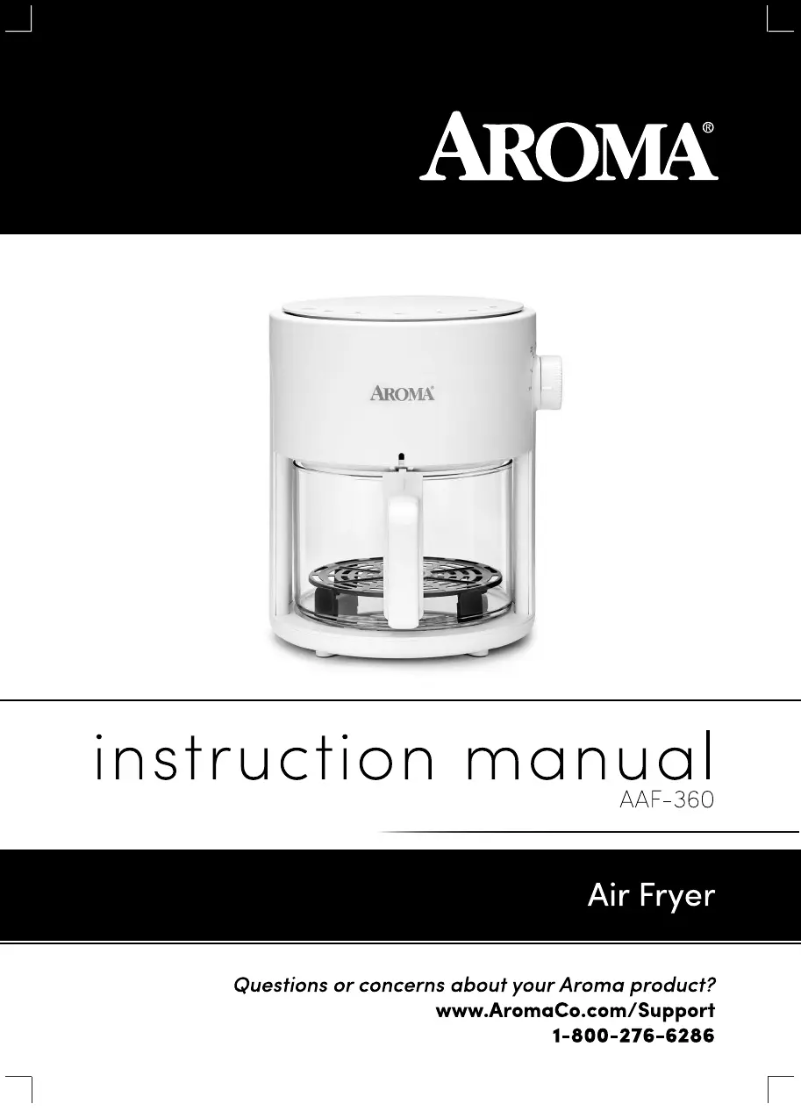 Page 1 de la notice Manuel utilisateur Aroma AAF-360