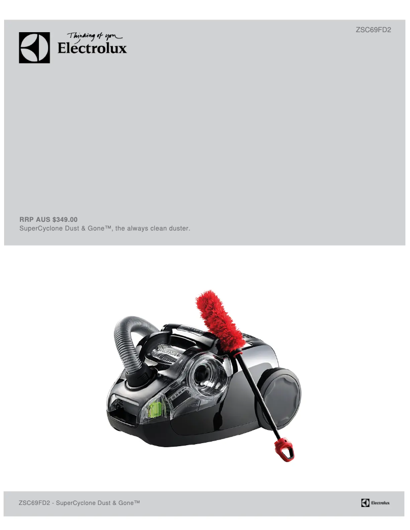 Imagen de la primera página del manual del dispositivo ZSC 69FD2