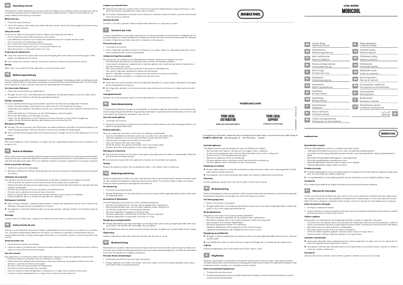 Image de la première page du manuel de l'appareil MDB35