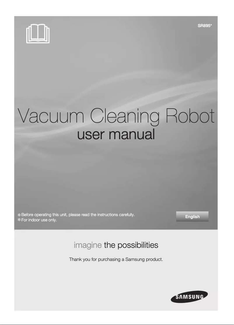 Page n°1 - Manuel utilisateur Samsung SR8950