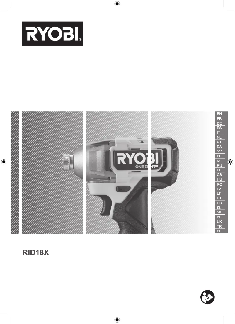 Image de la première page du manuel de l'appareil ONE+ RID18X