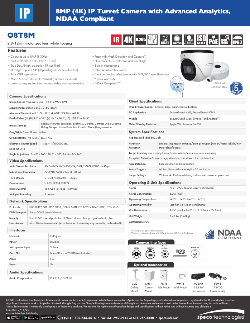 Image de la première page du manuel de l'appareil O8T8M