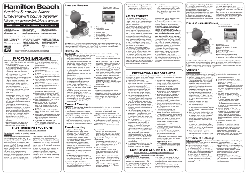 Imagen de la primera página del manual del dispositivo 25483