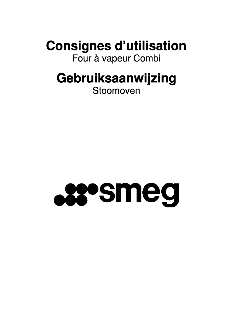 Page n°1 - Manuel utilisateur Smeg SC45VC2