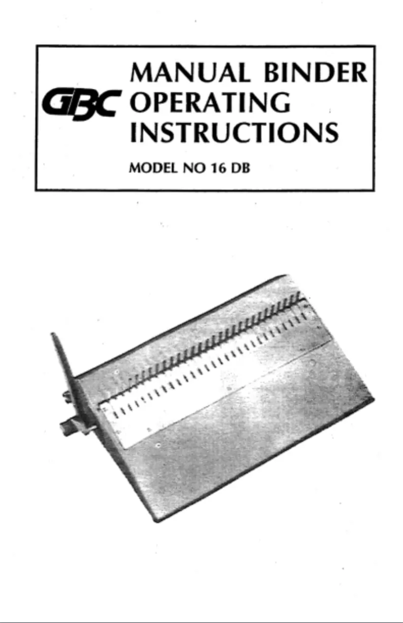 Image de la première page du manuel de l'appareil 16DB