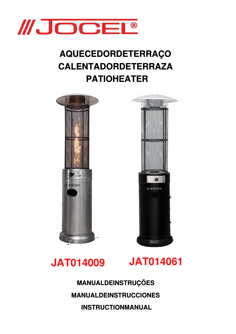 Image de la première page du manuel de l'appareil JAT014009