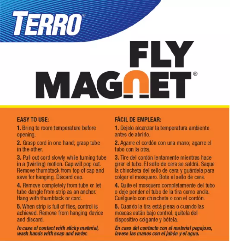 Page 1 de la notice Manuel utilisateur Terro Fly Magnet