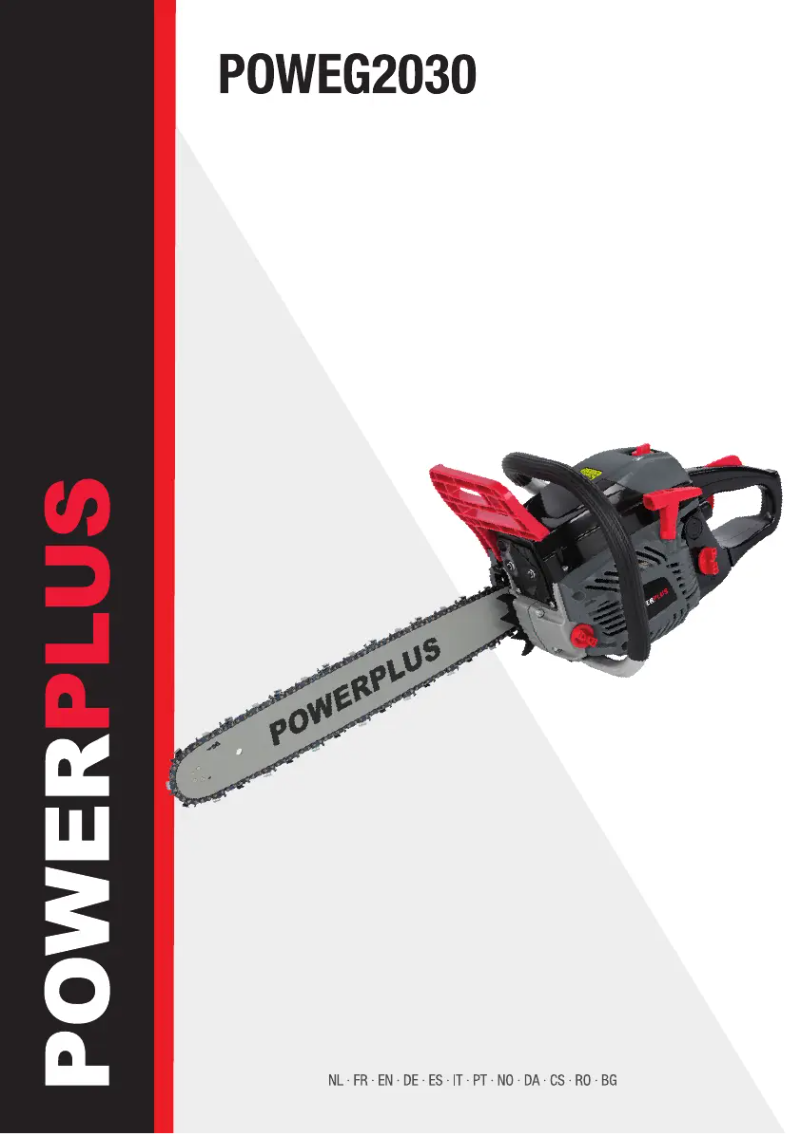 Page n°1 - Manuel utilisateur PowerPlus POWEG2030