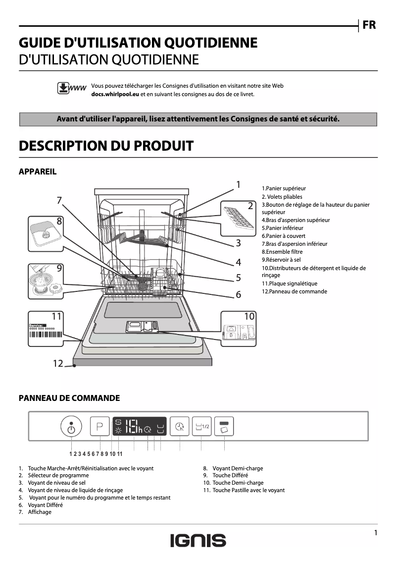 Image de la première page du manuel de l'appareil GIC 3C26