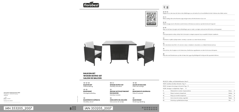 Página 1 del manual Manual de usuario Florabest IAN 353205