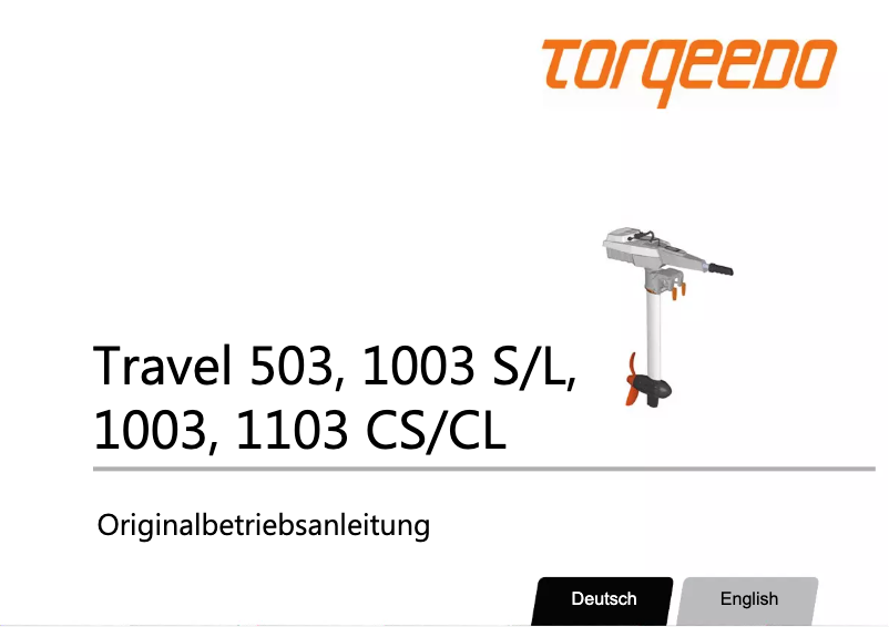 Página 1 del manual Manual de usuario Torqeedo Travel 1103 CL