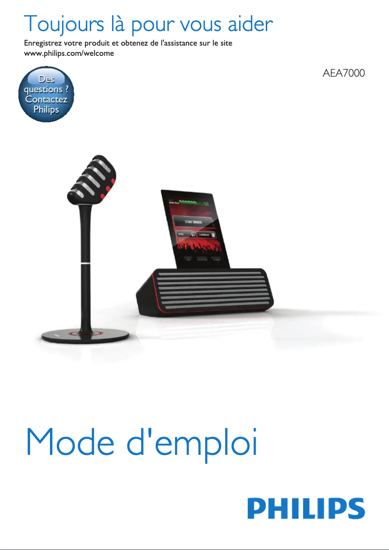 Image de la première page du manuel de l'appareil AEA7000