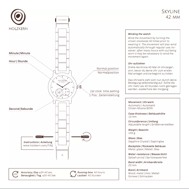Image de la première page du manuel de l'appareil Manila