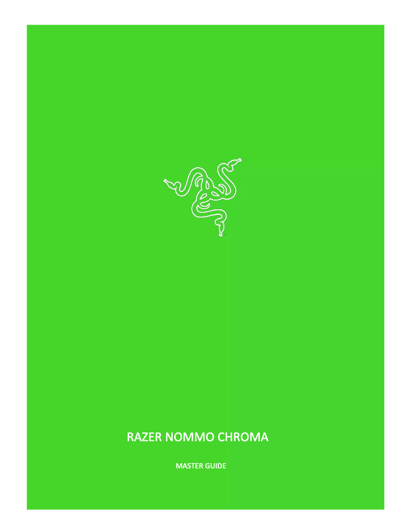 Image de la première page du manuel de l'appareil Nommo