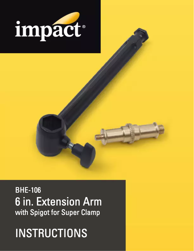 Page 1 of the manual User Manual Impact BHE-106