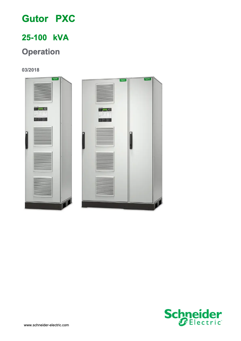 Page 1 de la notice Manuel utilisateur APC GUPXC75FS