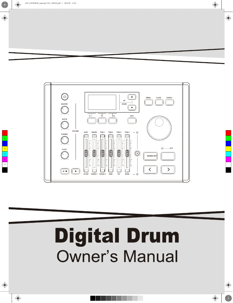 Imagen de la primera página del manual del dispositivo DD638DX