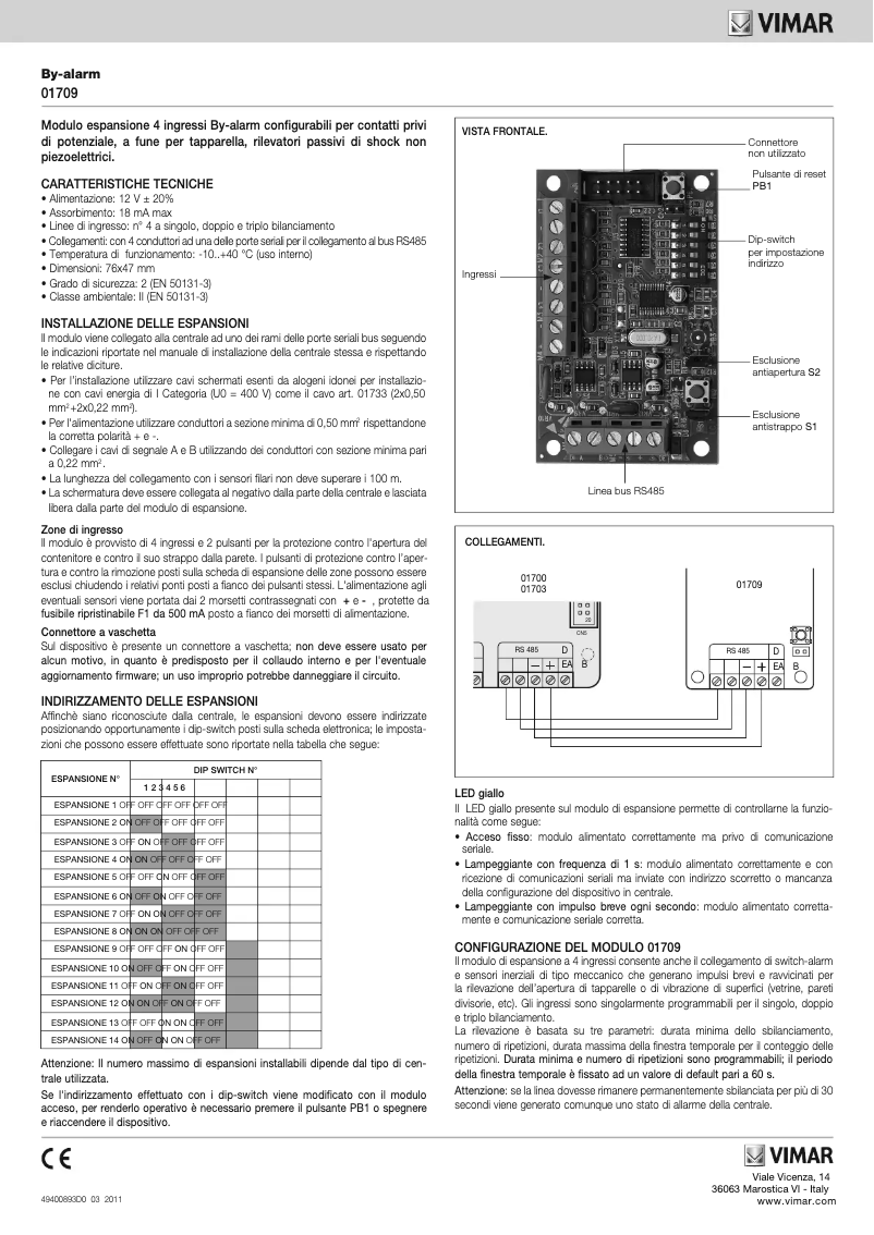 Image de la première page du manuel de l'appareil 01709
