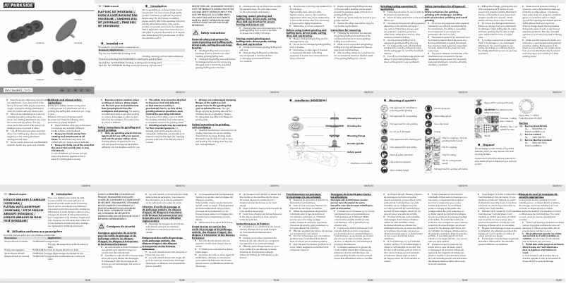 Page 1 of the manual User Manual Parkside PWZS 2 A1