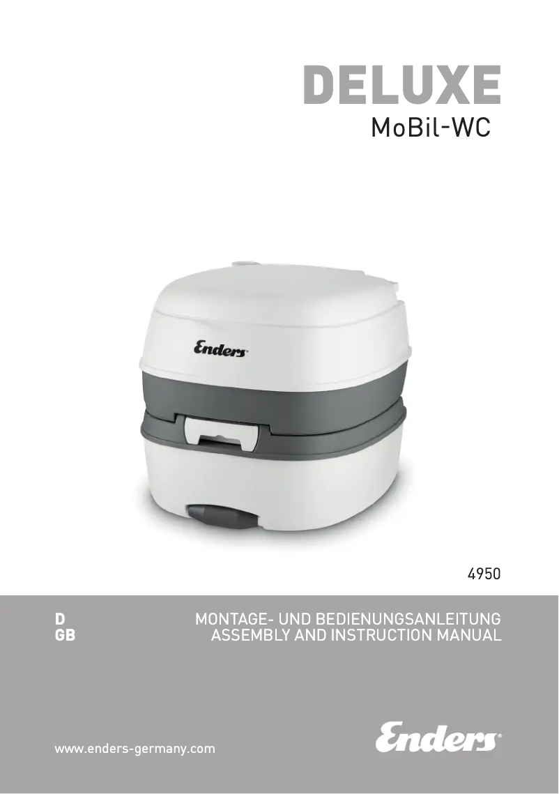 Page 1 de la notice Manuel utilisateur Enders Deluxe