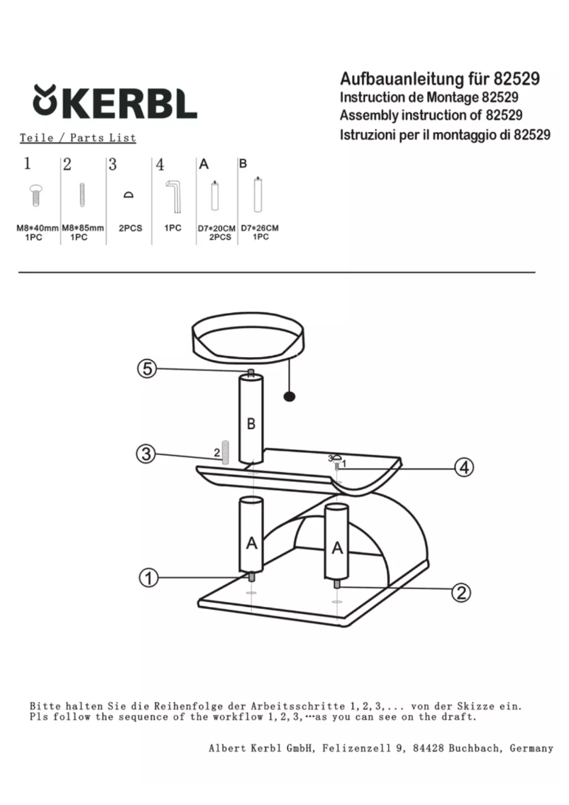 Page n°1 - Manuel utilisateur Kerbl Safari 82529
