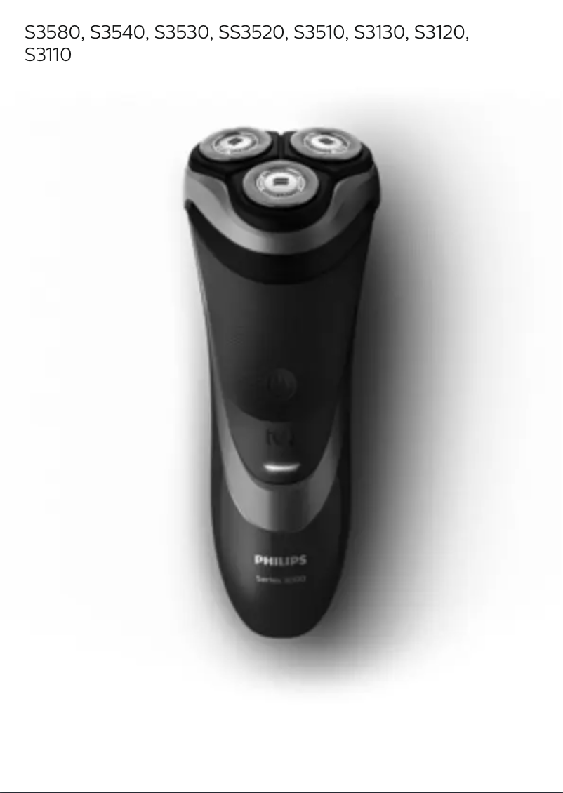 Image de la première page du manuel de l'appareil Series 3000 S3580