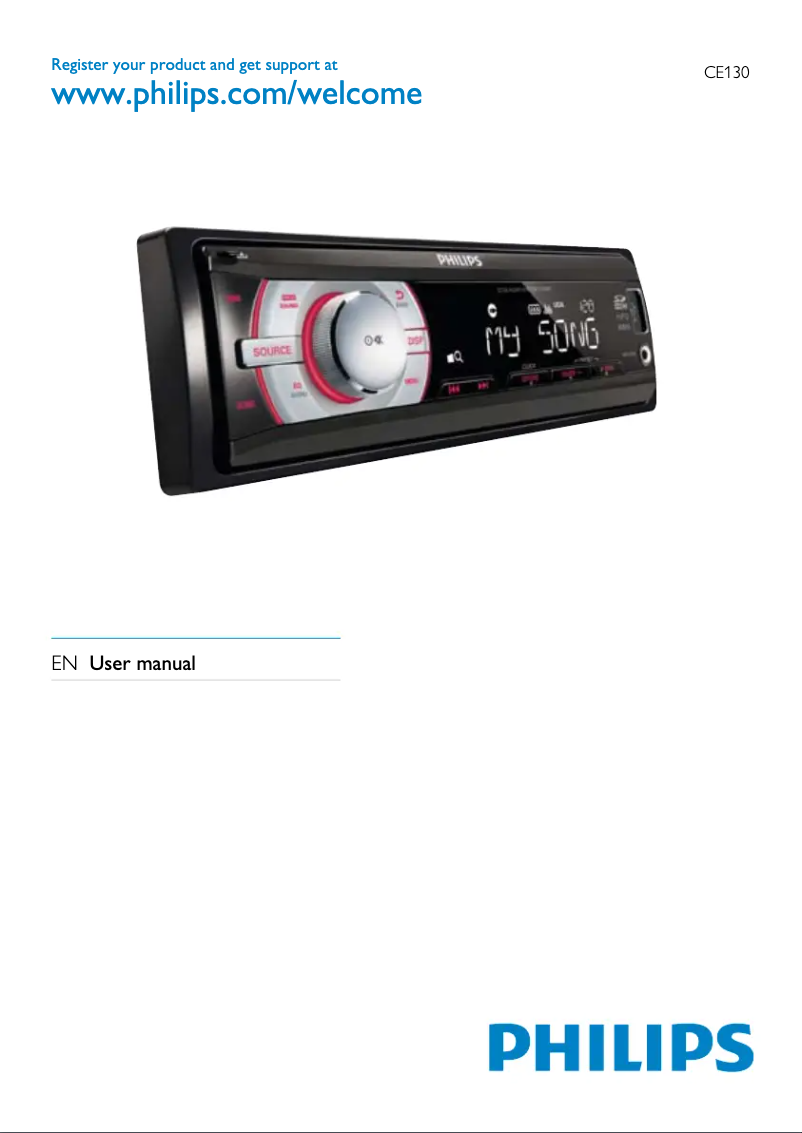 Image de la première page du manuel de l'appareil CE130X