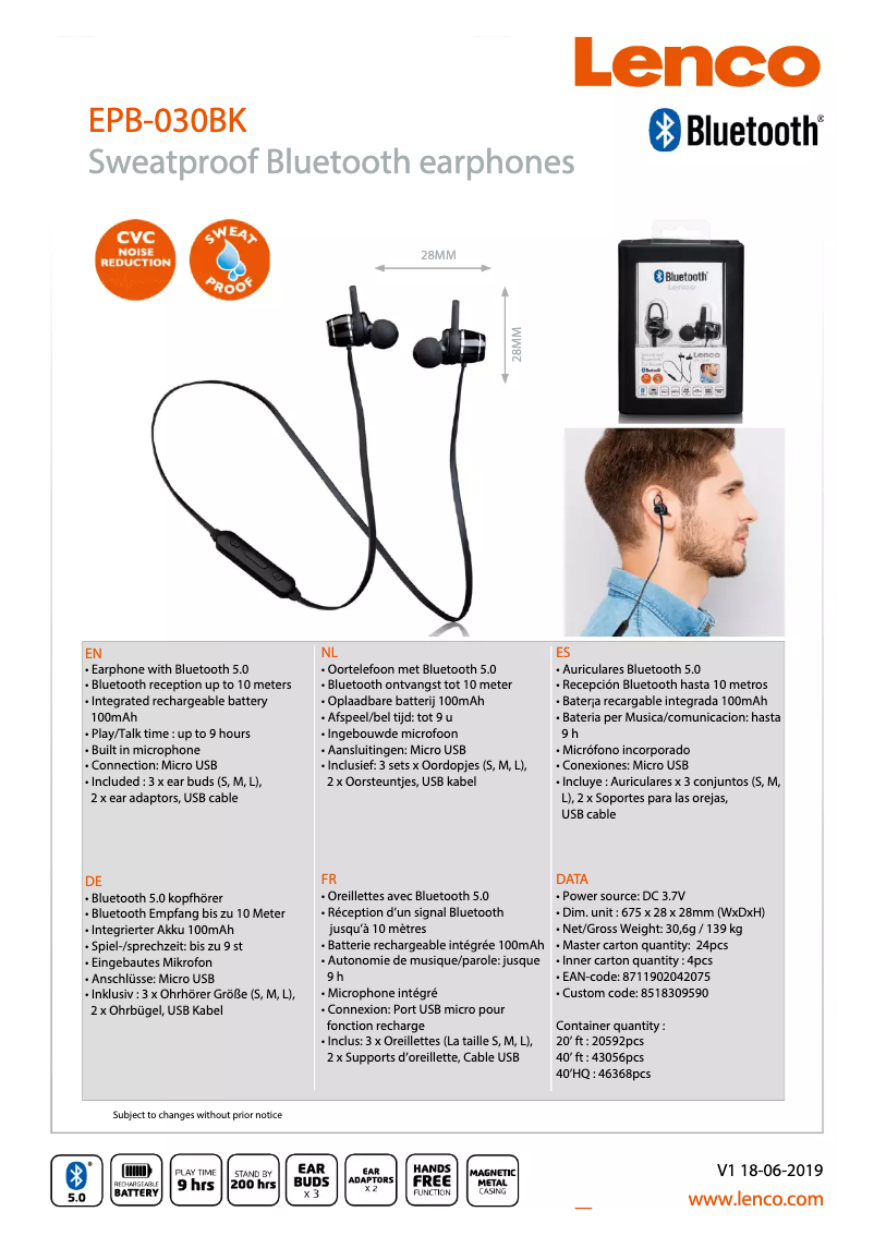 Image de la première page du manuel de l'appareil EPB-030