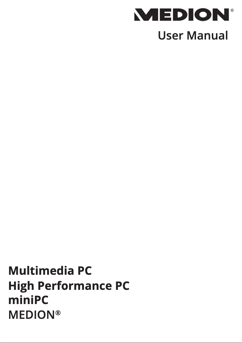 Page 1 de la notice Manuel utilisateur Medion Akoya S41001 (MD 34272)