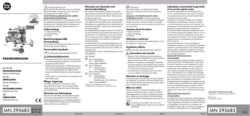 Imagen de la primera página del manual del dispositivo IAN 295683