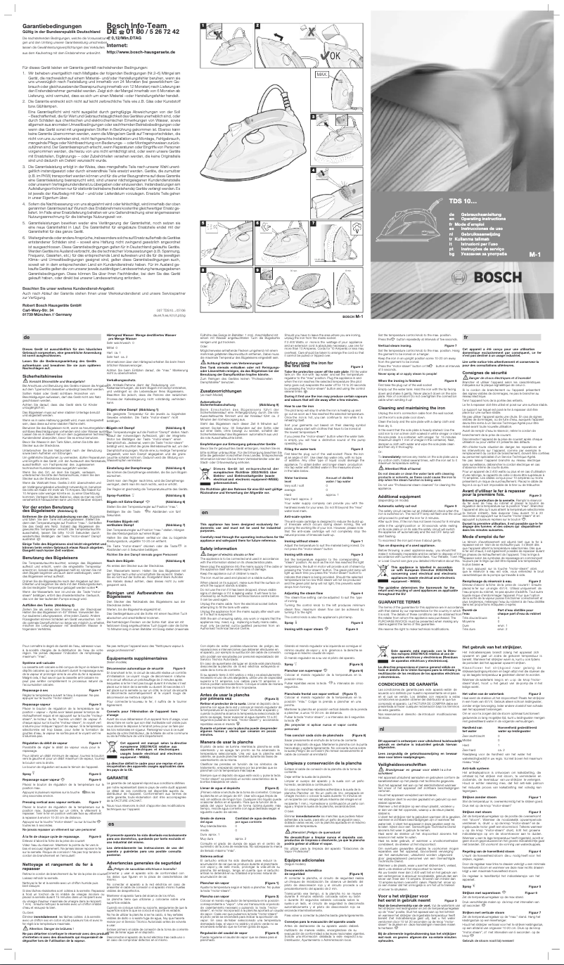 Página 1 del manual Manual de usuario Bosch Sensixx TDS1023