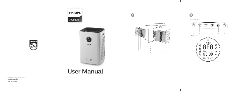 Page 1 of the manual User Manual Philips AC6679