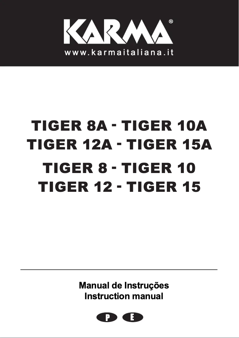 Page 1 de la notice Manuel utilisateur Karma TIGER 12A