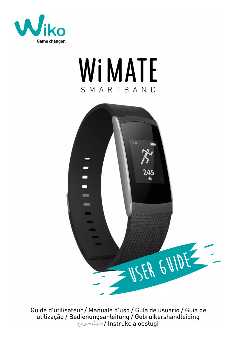 Image de la première page du manuel de l'appareil WiMate Smartband