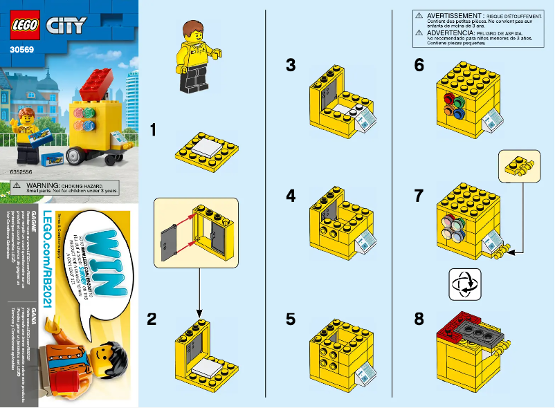 Page n°1 - Manuel utilisateur Lego City 30569
