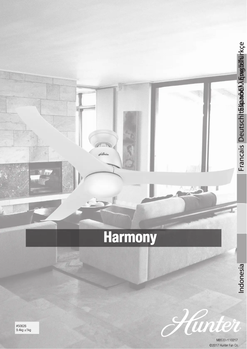 Imagen de la primera página del manual del dispositivo Harmony