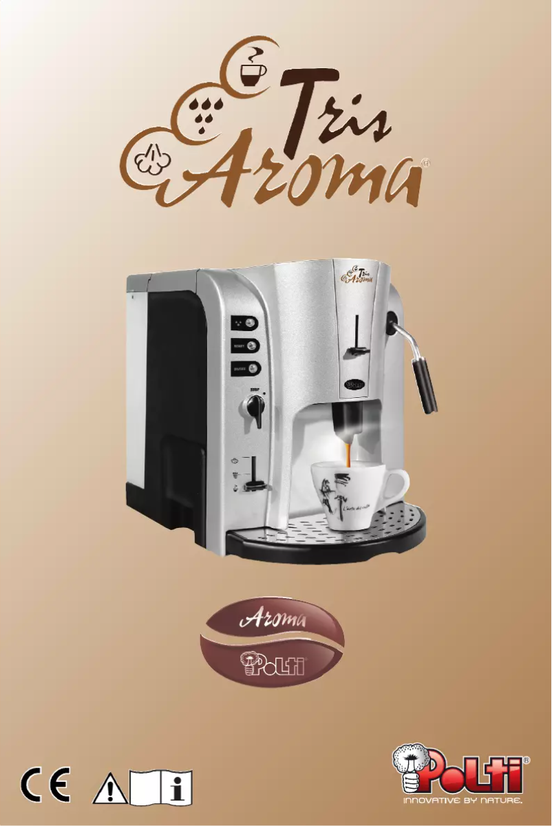 Page 1 de la notice Manuel utilisateur Polti Tris Aroma