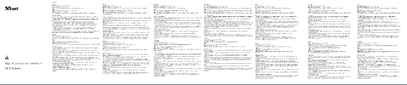 Page 1 de la notice Manuel utilisateur Trust Ziva 21657