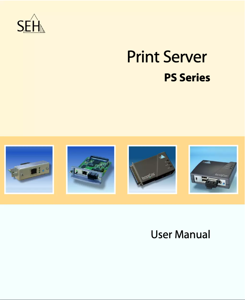 Page n°1 - Manuel utilisateur SEH PS1126