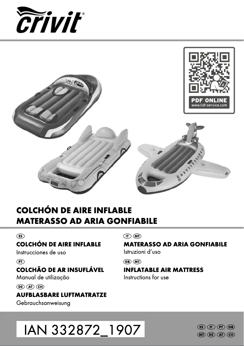 Página 1 del manual Manual de usuario Crivit IAN 332872