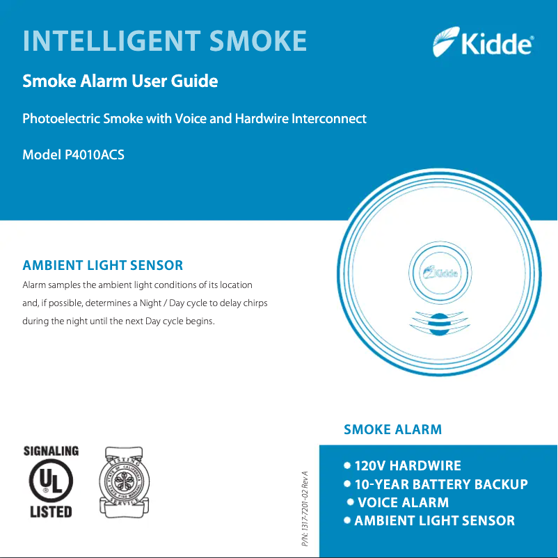 Image de la première page du manuel de l'appareil P4010ACS