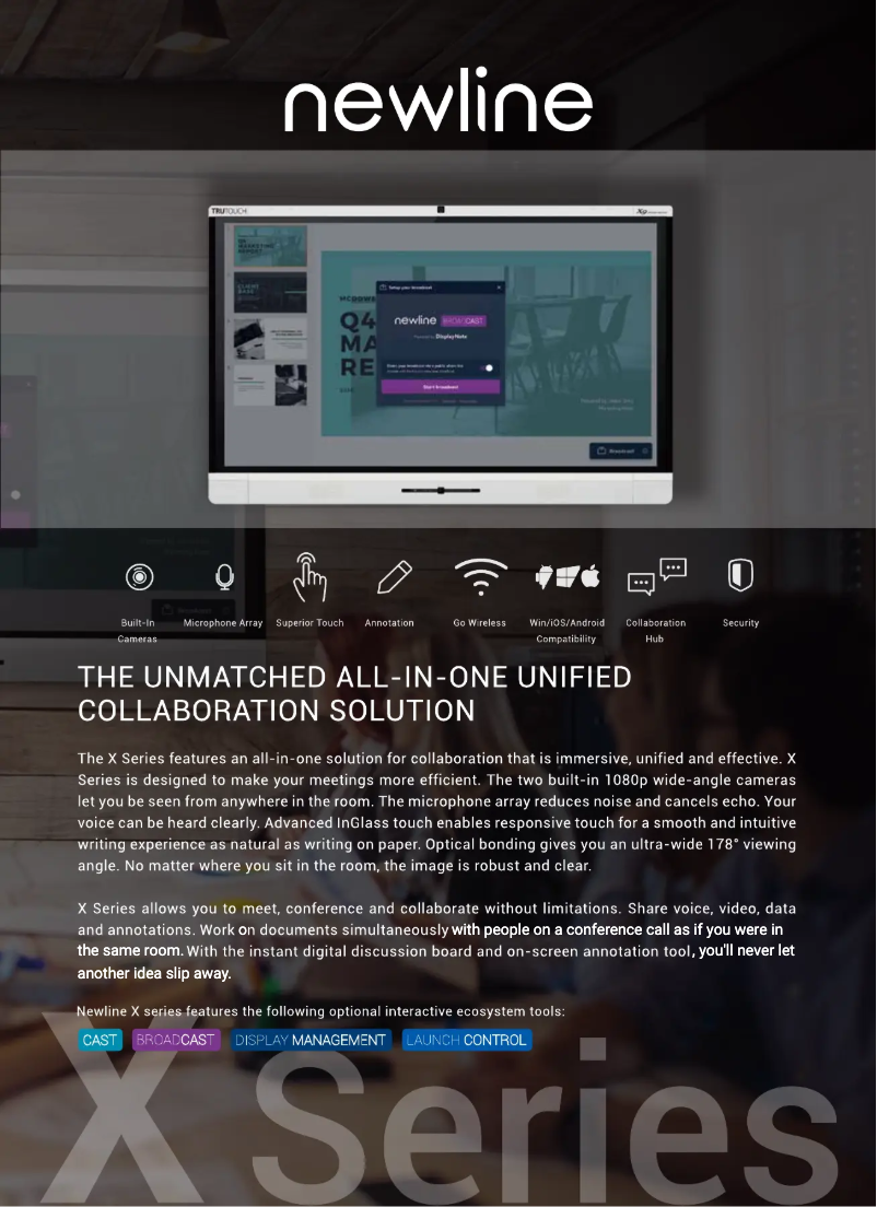 Image de la première page du manuel de l'appareil TruTouch X8