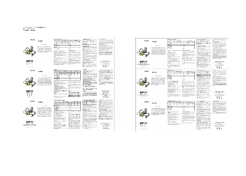 Page 1 de la notice Manuel utilisateur Fenix HP11